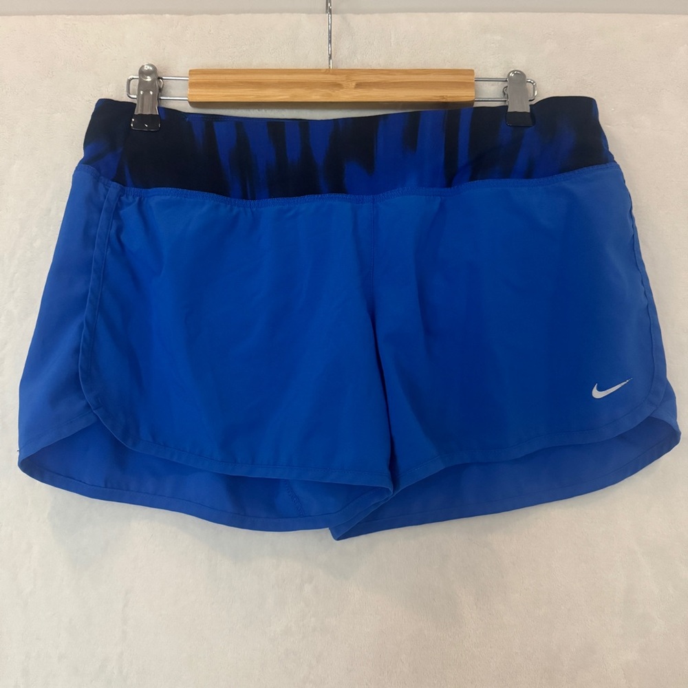 Nike Women's Vibrant Blue Athletic Shorts